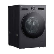 LG Washer Dryer Combo 18/10kg, Direct Drive Motor, Smart Diagnosis, Essence Graphite Color, left perspective view, WDN1810GRP, thumbnail 11