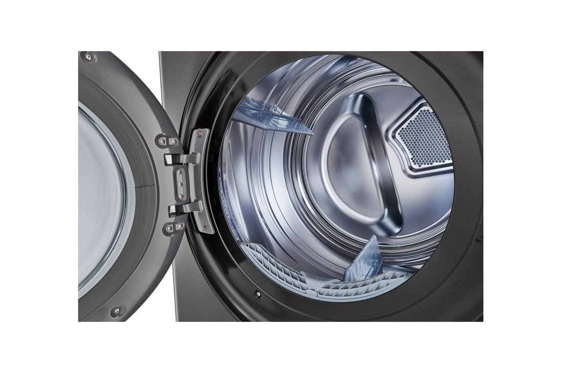 LG Single Unit Front Load 25/20kg LG WashTower™ with Centre Control™, Black Steel color, DrawerDetail1, WT2520BRK, thumbnail 4