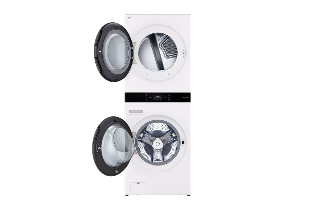 LG Single Unit Front Load 25/20kg LG WashTower™ with Centre Control™, White color, FrontOpen, WT2520WRK, thumbnail 3