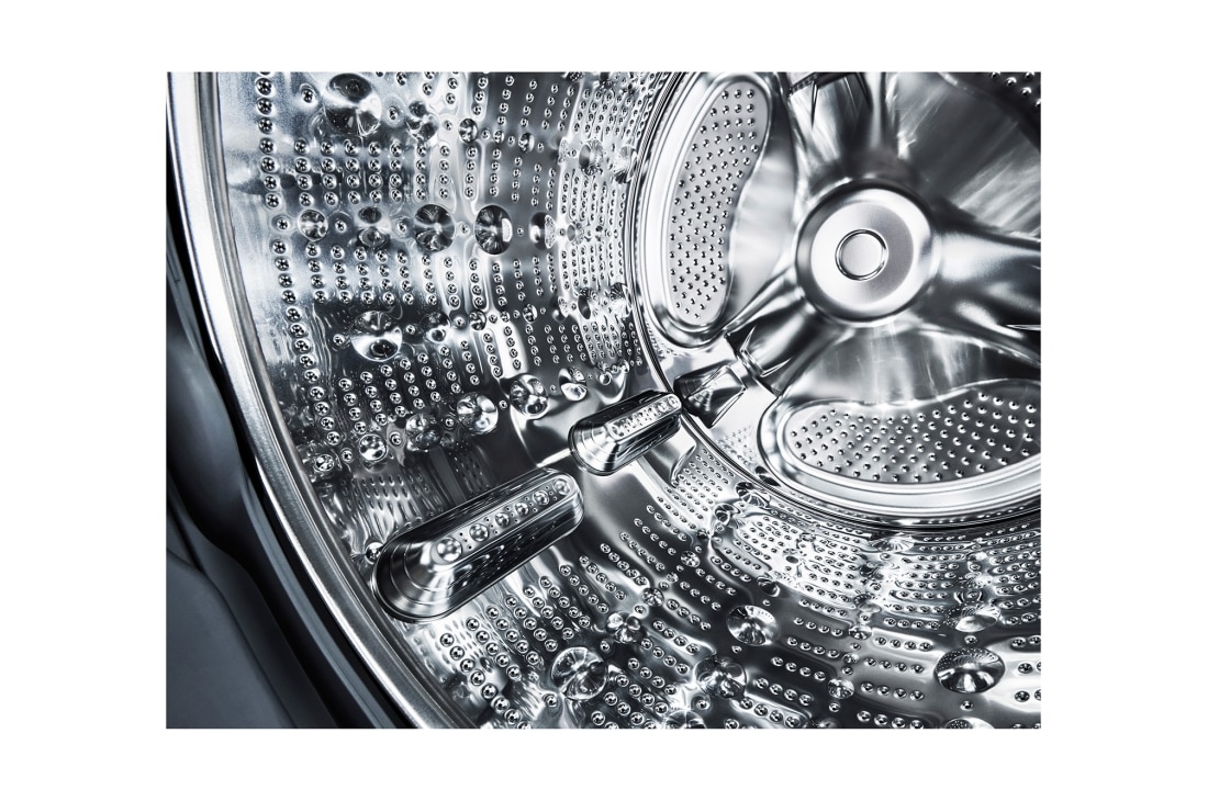 LG Single Unit Front Load 25/20kg LG WashTower™ with Centre Control™, White color, Right Side open View, WT2520WRK, thumbnail 13