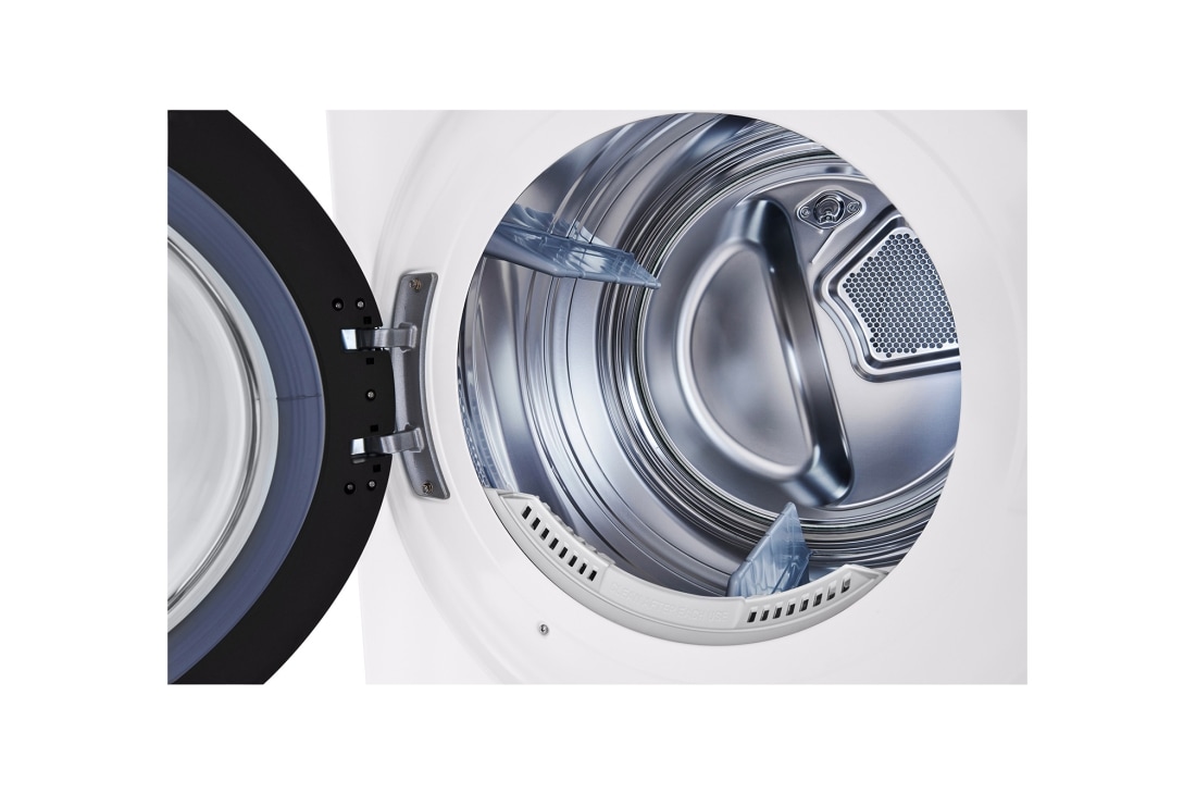 LG Single Unit Front Load 25/20kg LG WashTower™ with Centre Control™, White color, Right Side View, WT2520WRK, thumbnail 14