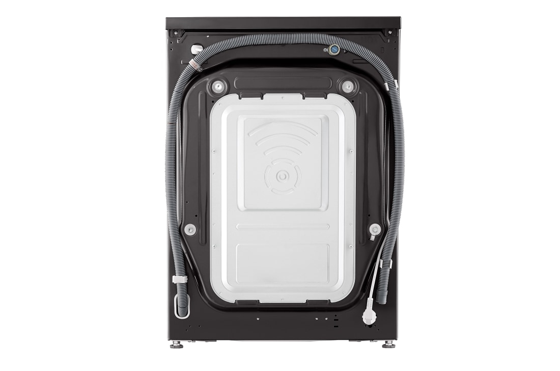LG Washer Dryer Combo 13/7kg, Direct Drive Motor, Smart Diagnosis, Platinum Black  Color, back, WDR1307PBP, thumbnail 15