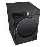 LG Washer Dryer Combo 13/7kg, Direct Drive Motor, Smart Diagnosis, Platinum Black  Color, Top view, WDR1307PBP, thumbnail 8