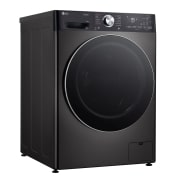 LG Washer Dryer Combo 13/7kg, Direct Drive Motor, Smart Diagnosis, Platinum Black  Color, left side, WDR1307PBP, thumbnail 10