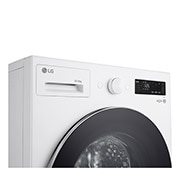 LG Washer Dryer Combo 18/10kg, Direct Drive Motor, Smart Diagnosis, Essence White Color, KnobWindowDisplayDetail, WDN1810WRP, thumbnail 3
