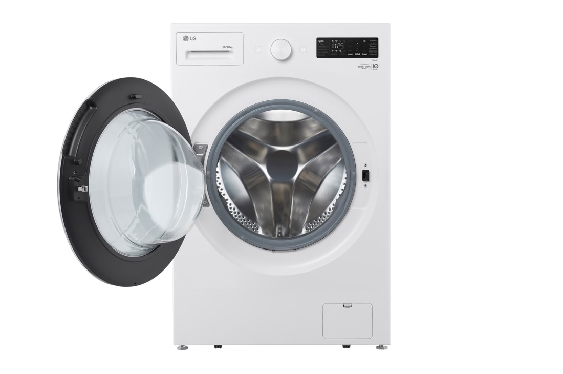 LG Washer Dryer Combo 18/10kg, Direct Drive Motor, Smart Diagnosis, Essence White Color, FrontOpen, WDN1810WRP, thumbnail 2