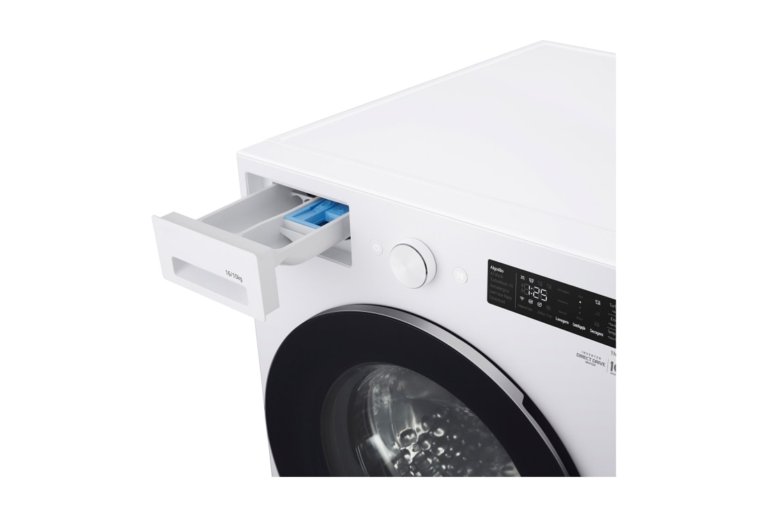 LG Washer Dryer Combo 18/10kg, Direct Drive Motor, Smart Diagnosis, Essence White Color, Detail1, WDN1810WRP, thumbnail 5