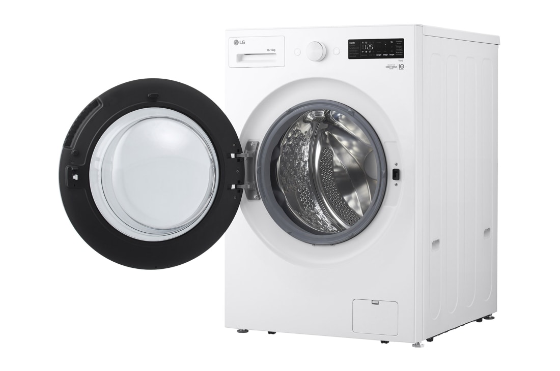 LG Washer Dryer Combo 18/10kg, Direct Drive Motor, Smart Diagnosis, Essence White Color, RightSideopen, WDN1810WRP, thumbnail 11