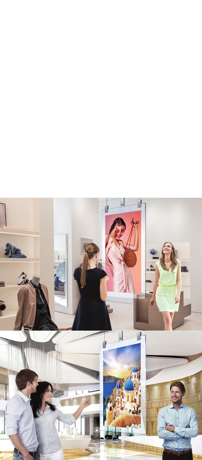 Two Displays for Multiple Use2