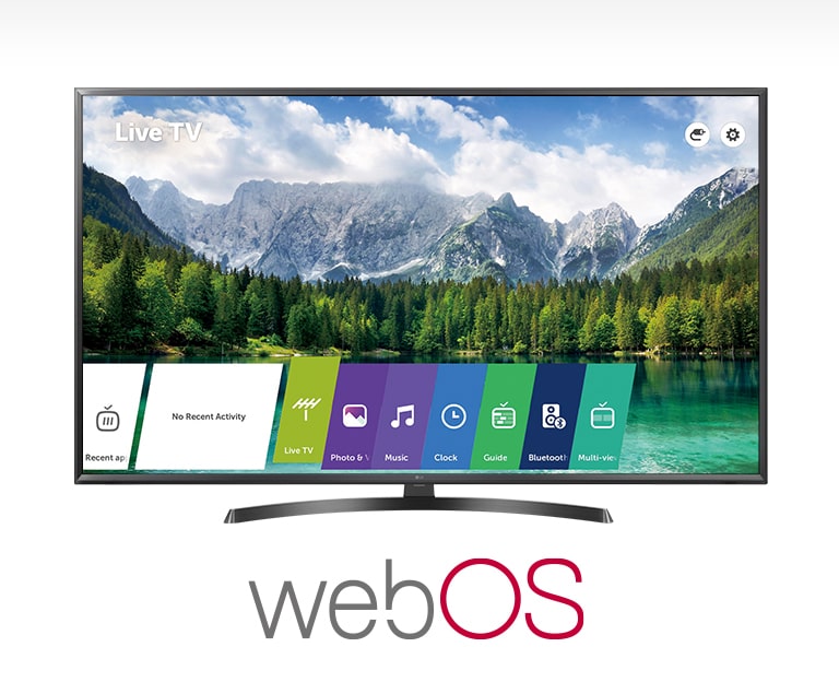 Smart TV by LG WebOS 4.0<br>2