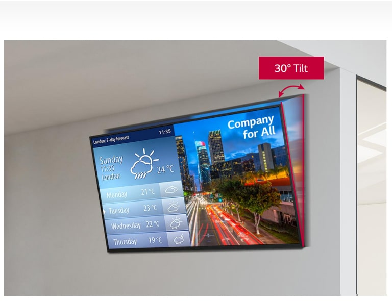 30° Tilting Installation2