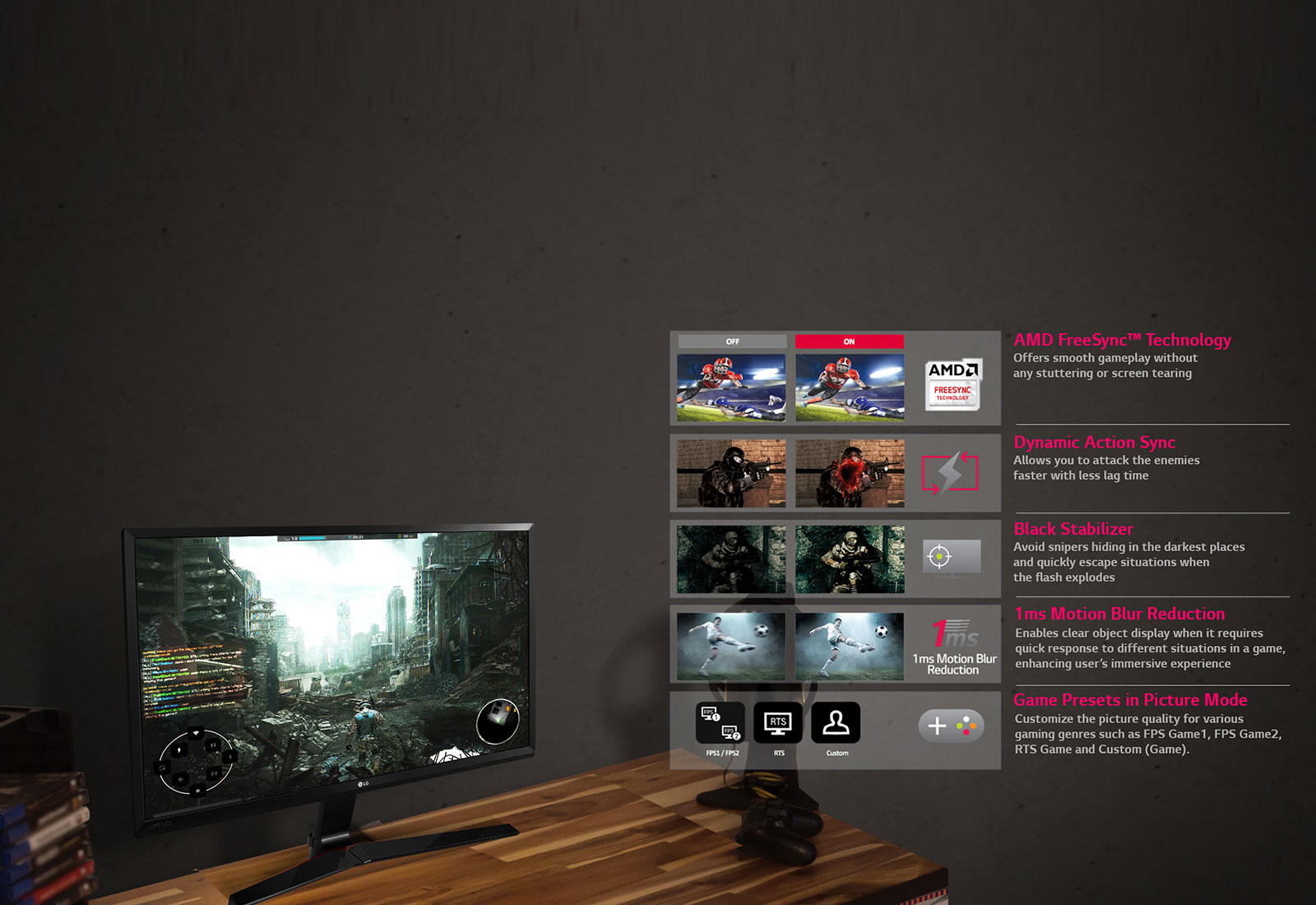 A Variety of Gaming Features to Win : Game Mode1