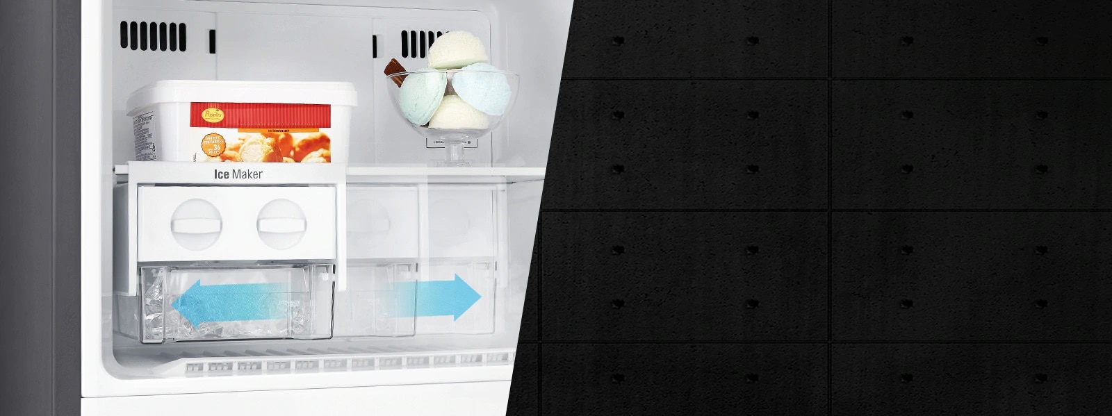 Double Twist Moving Ice Tray<br>1