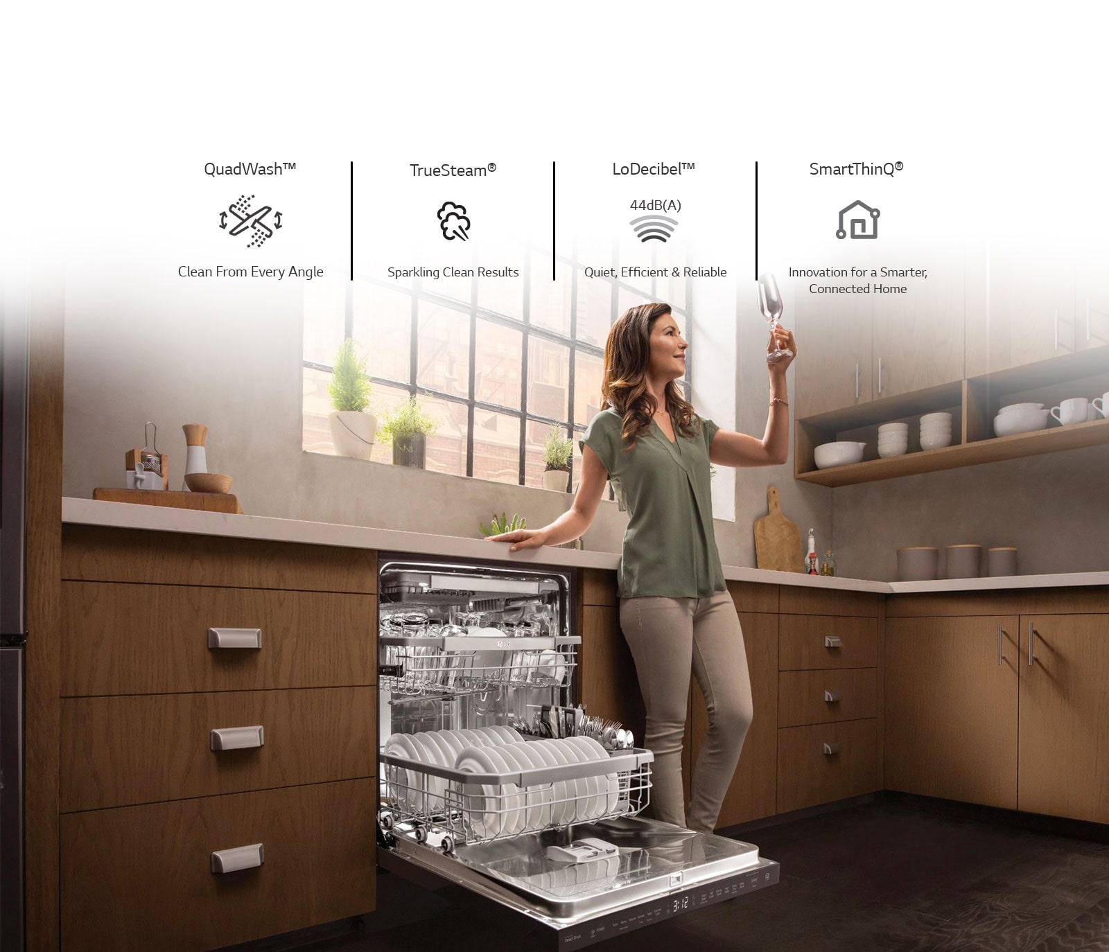 LG Dishwasher with QuadWash™ and TrueSteam® LG Sri Lanka