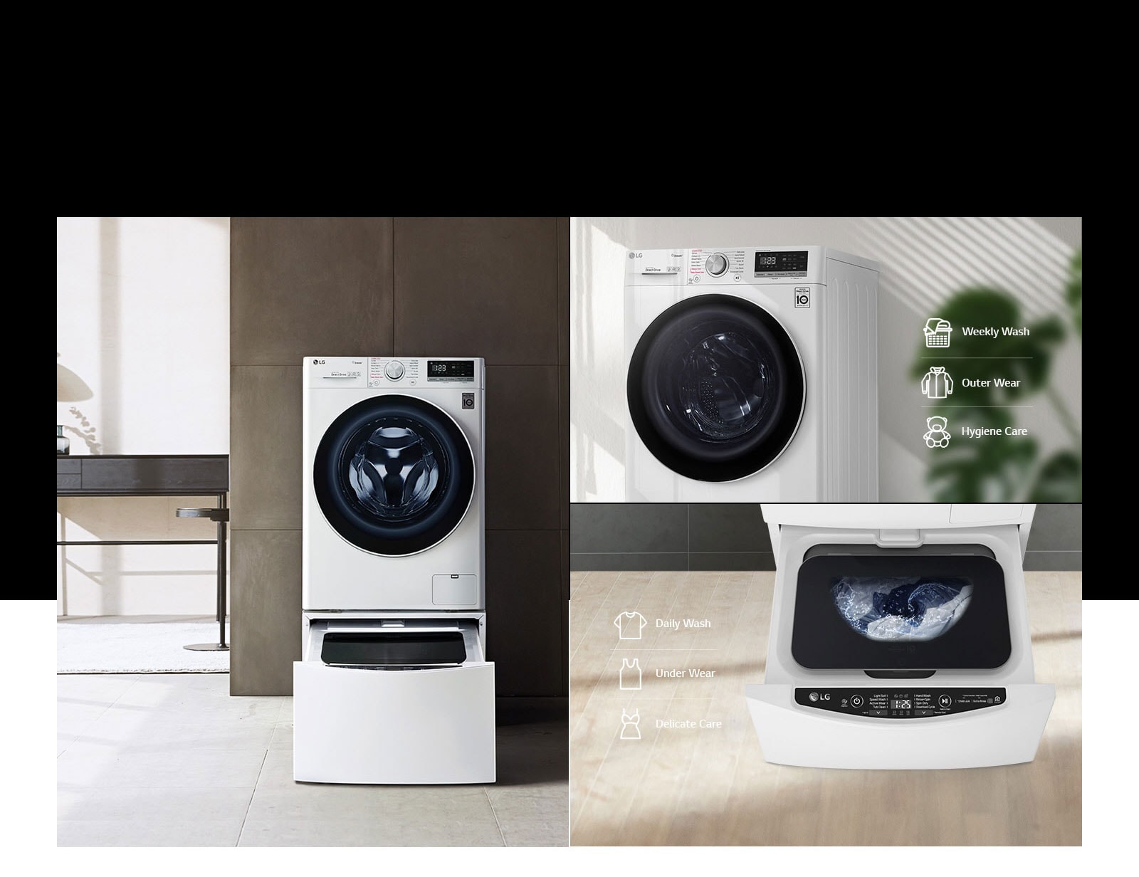 Available with TWINWash™ Mini