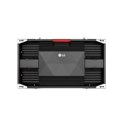 LG Fine-pitch Essential Series, Before and after comparison of how LG 4K Super Upscaling improves image quality. Two panels showing the same image of a colorful bird sitting on a branch in a forest, panel on the right is faded out. , LSBB015-GD, thumbnail 7