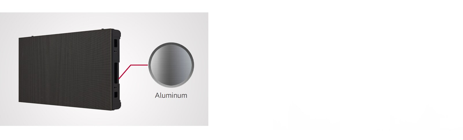 The frame of LSBE is composed of aluminum.