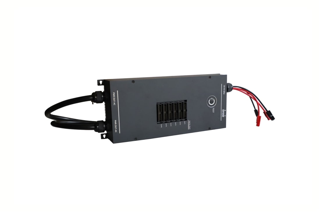 LG Flexible LED Display, close-up view of stand, LCCM025-GN, thumbnail 9