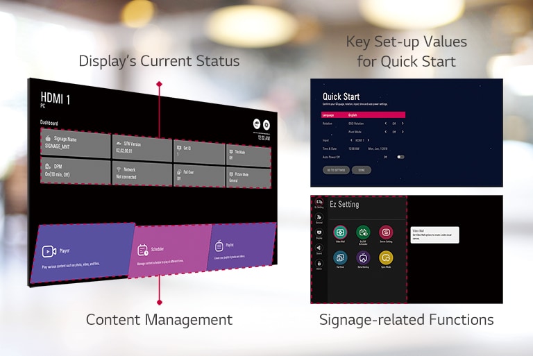 A number of tasks can be done at the same time with the intuitive GUI. 