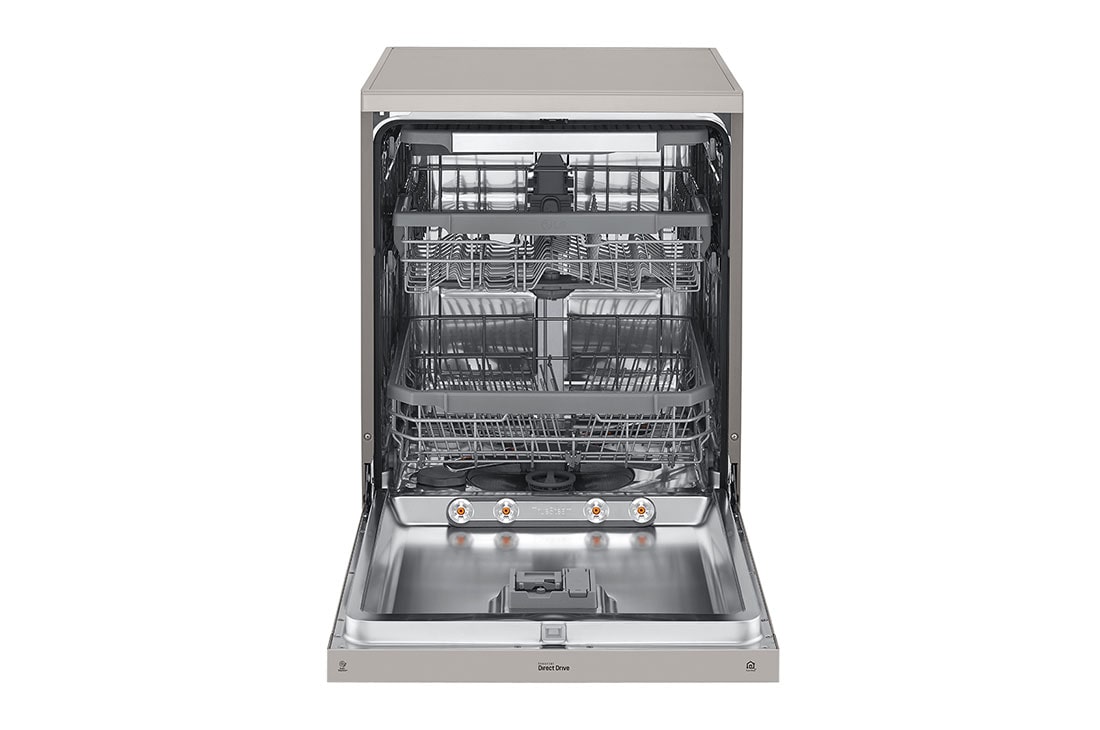 LG Dishwasher with QuadWash™ and TrueSteam®, DFB425FP, thumbnail 2