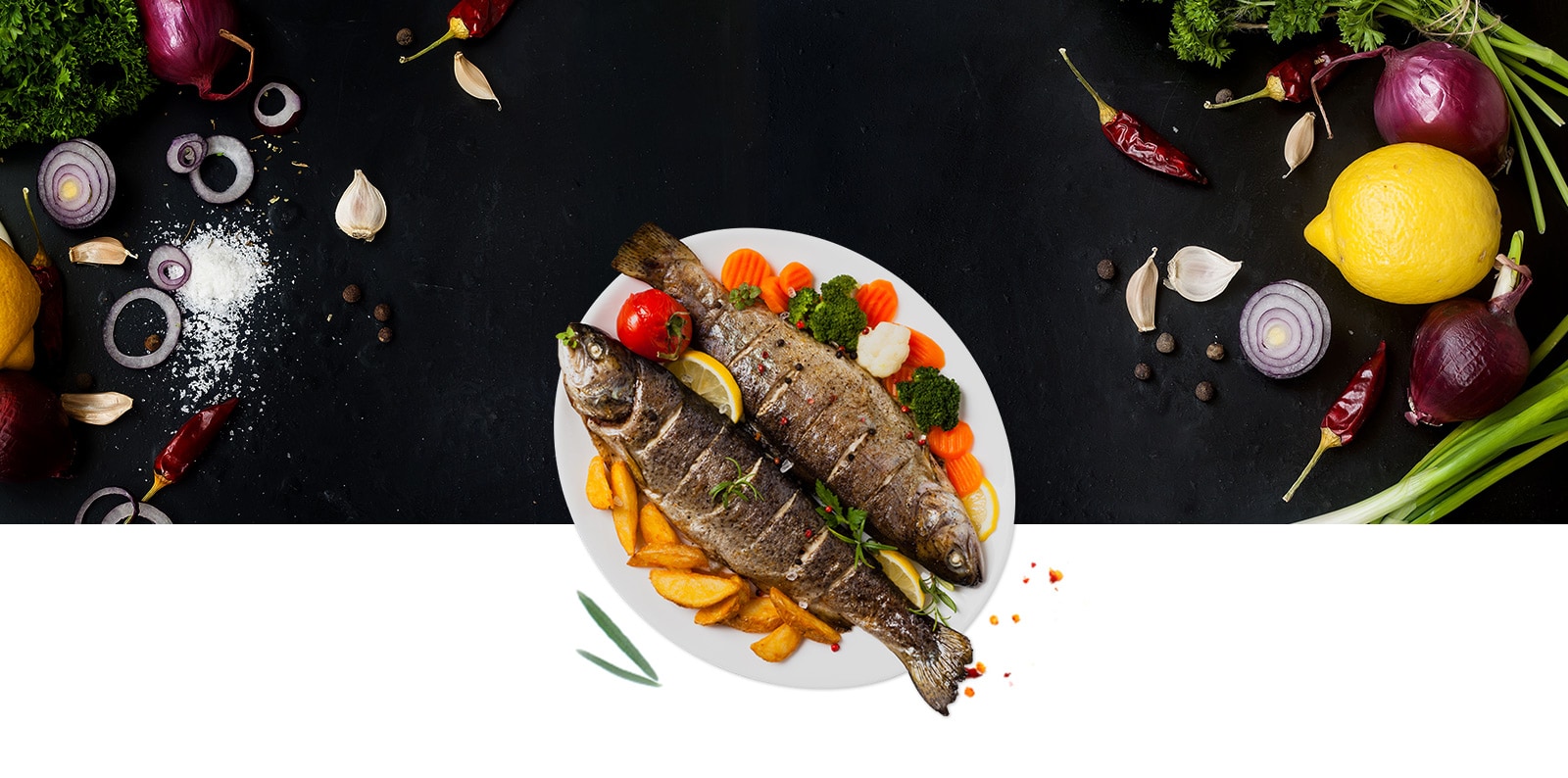 Trout with Vegetables