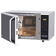 LG 28L Microwave with Convection, front open view, MC2846SL, thumbnail 3