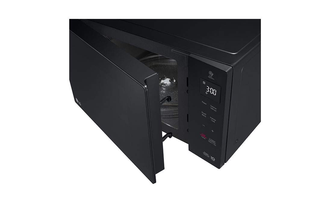 LG NeoChef, 36L Smart Inverter Microwave Oven, Side view open without food, MH7636GIS, thumbnail 10