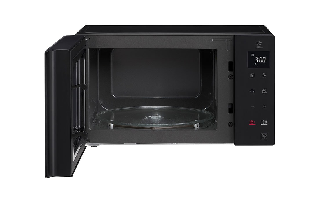 LG NeoChef, 36L Smart Inverter Microwave Oven , MS3636GIS front open view, MS3636GIS, thumbnail 2