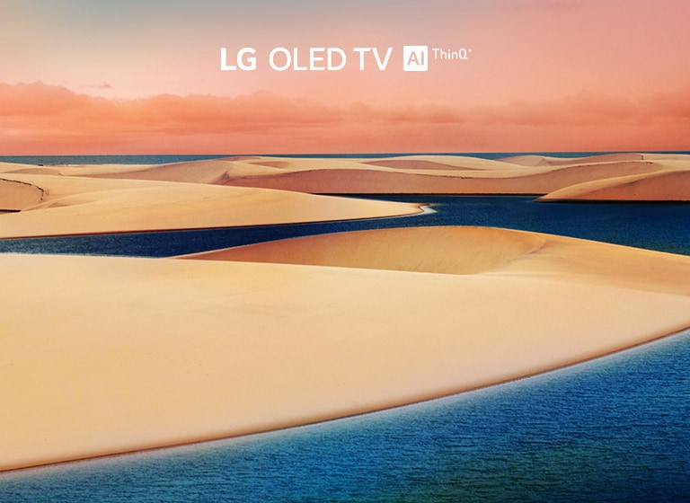 "The Wonder of LG OLED TV AI Picture · AI Sound"