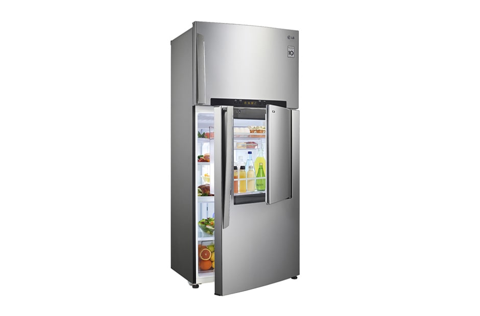 LG 507L Door-in-Door Top Freezer Refrigerator, GT-D5101NS, thumbnail 4
