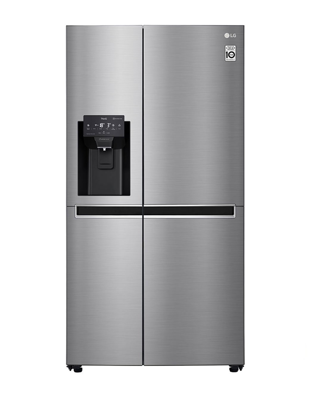 601L SidebySide Fridge with LG ThinQ™, in Silver LGLK