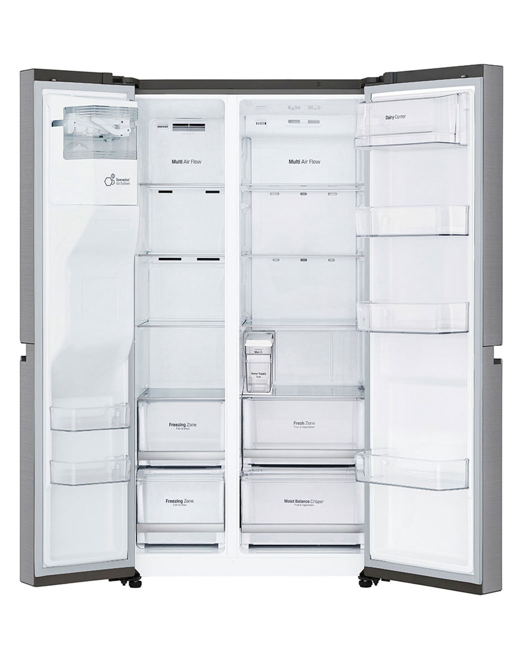 601L SidebySide Fridge with LG ThinQ™, in Silver LGLK