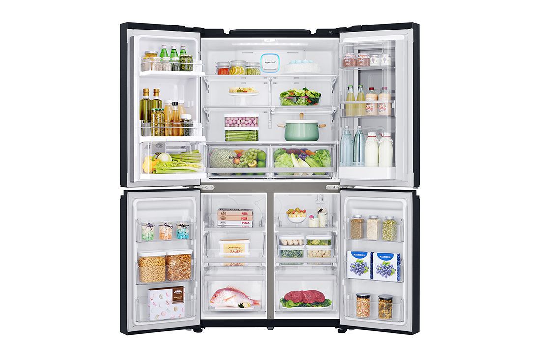 LG 752L Black Side by Side Refrigerators, GF-Q6018MT, thumbnail 3