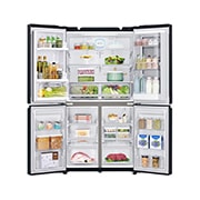 LG 752L Black Side by Side Refrigerators, GF-Q6018MT, thumbnail 3