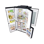 LG 752L Black Side by Side Refrigerators, GF-Q6018MT, thumbnail 6
