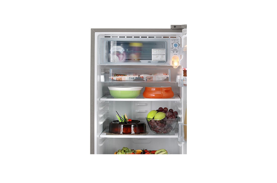 LG 190L Platinum Silver One Door Refrigerator, GL-B205ALLB, GL-B205ALLB, thumbnail 3