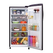 LG 190L Purple Glow One Door Refrigerator, GL-B205ALLB, GL-B205ALLB, thumbnail 2