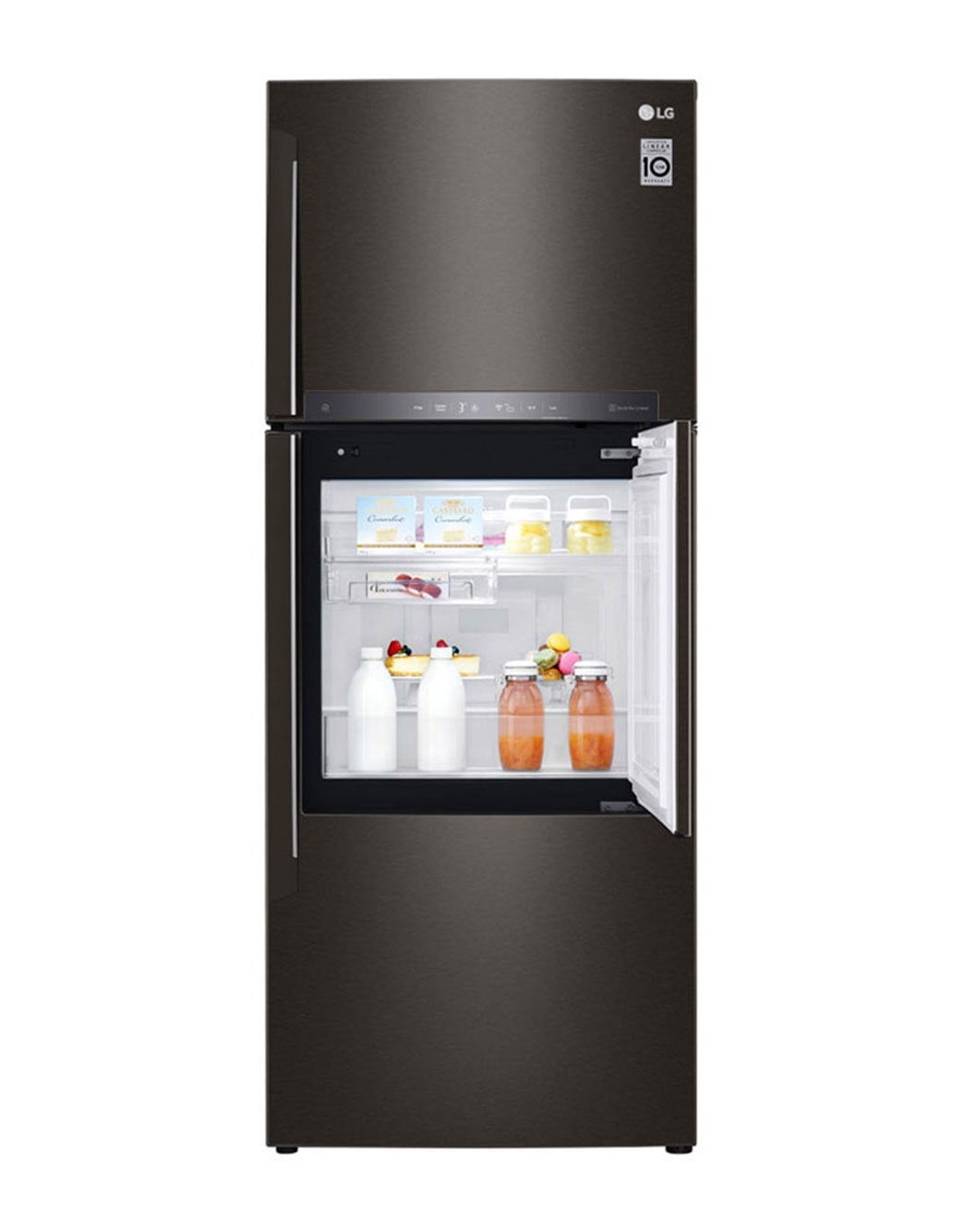 LG GTD4417BL 478L Black Steel Freezer Refrigerator LG Sri Lanka