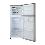 LG 260L Platinum Silver Top Freezer Top Mount Refrigerator, Front-View-Door-Open-Without-Content, GL-K272SLBB, thumbnail 7