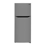 LG 260L Platinum Silver Top Freezer Top Mount Refrigerator, Front-View, GL-K272SLBB, thumbnail 1
