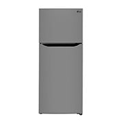 LG 260L Platinum Silver Top Freezer Top Mount Refrigerator, Front-View, GL-K272SLBB, thumbnail 1