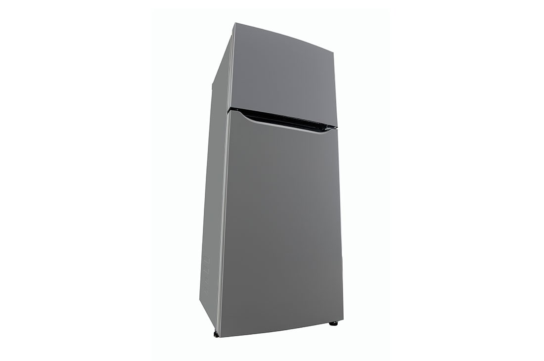 LG 260L Platinum Silver Top Freezer Top Mount Refrigerator, Refrigerators-Left-Low-Perspective-View, GL-K272SLBB, thumbnail 11