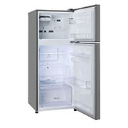 LG 260L Platinum Silver Top Freezer Top Mount Refrigerator, Refrigerators-Left-View-Door-Open-Without-Content, GL-K272SLBB, thumbnail 8