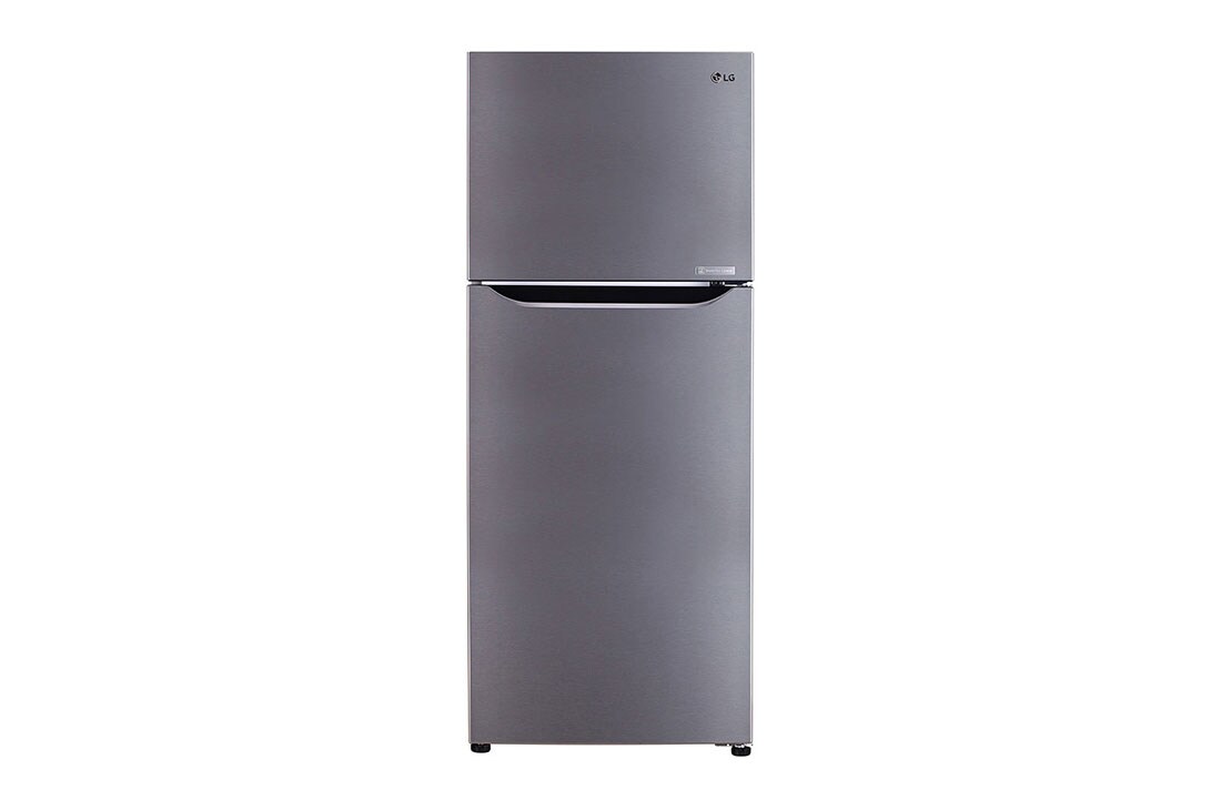 LG 258L Platinum Silver Top Freezer Top Mount Refrigerator