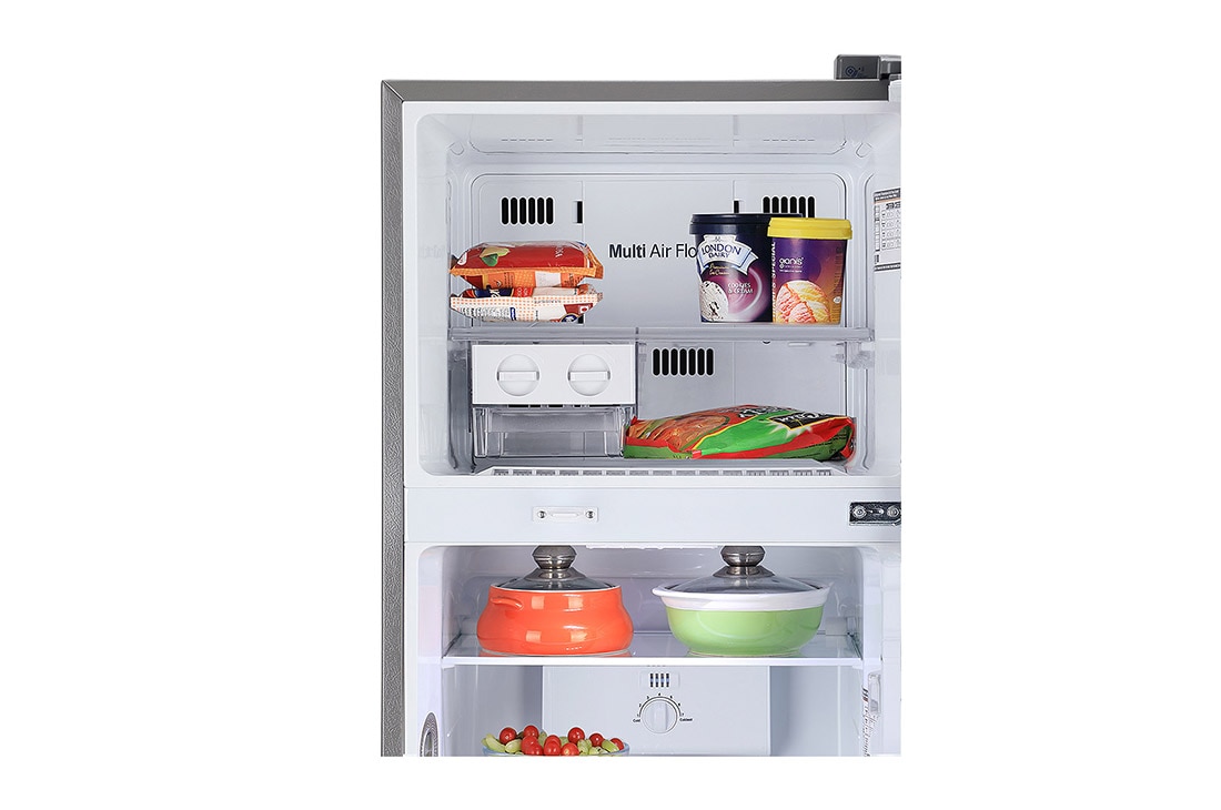 LG 260L Platinum Silver Top Freezer Top Mount Refrigerator, GL-K272SPTL, GL-K272SPTL, thumbnail 3