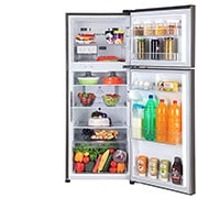 LG 260L Platinum Silver Top Freezer Top Mount Refrigerator, GL-K272SPTL, GL-K272SPTL, thumbnail 2