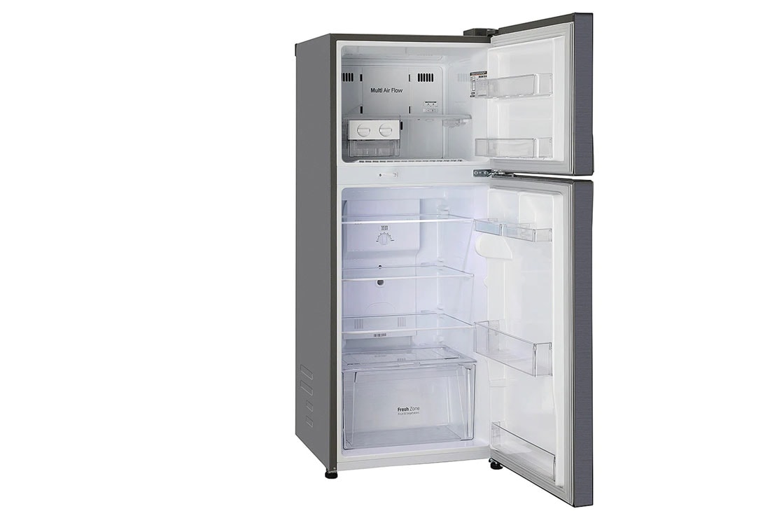 LG 260L Platinum Silver Top Freezer Top Mount Refrigerator, GL-K272SPTL, thumbnail 6