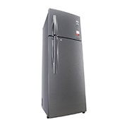 LG 360 Litres Fridge with Smart Inverter Compressor, Multi Air Flow, Auto Smart Connect™, LG GL-M413RLCI Left Low Perspective, GL-M413RLCI, thumbnail 10
