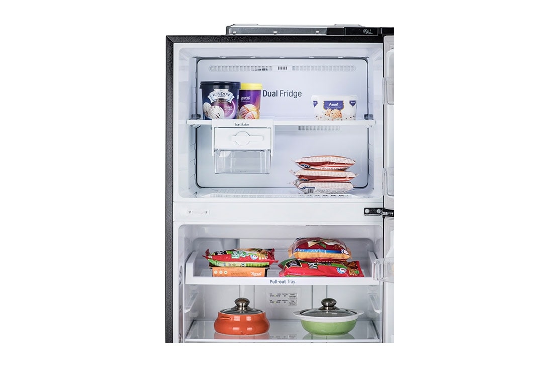 LG 437 Litres Smart Inverter, Water Dispenser, Door Cooling+™, LG ThinQ, Hygiene Fresh+™, Auto Smart Connect™, Detailed View, GL-B433PZI, thumbnail 3
