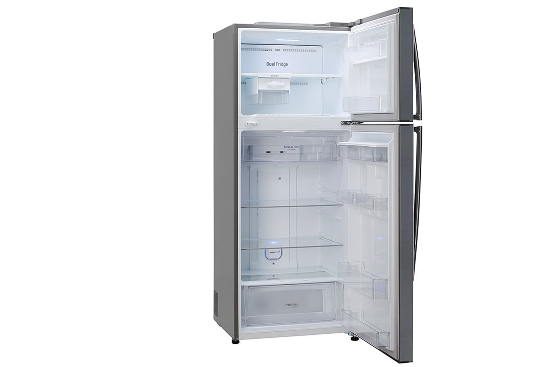 LG 437 Litres Smart Inverter, Water Dispenser, Door Cooling+™, LG ThinQ, Hygiene Fresh+™, Auto Smart Connect™, Left View without content, GL-B433PZI, thumbnail 8